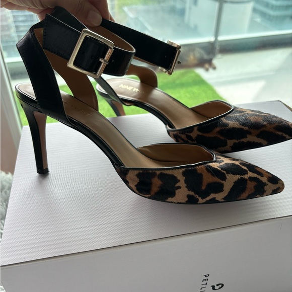 Nine West animal print open Back sandal - Picture 4 of 5
